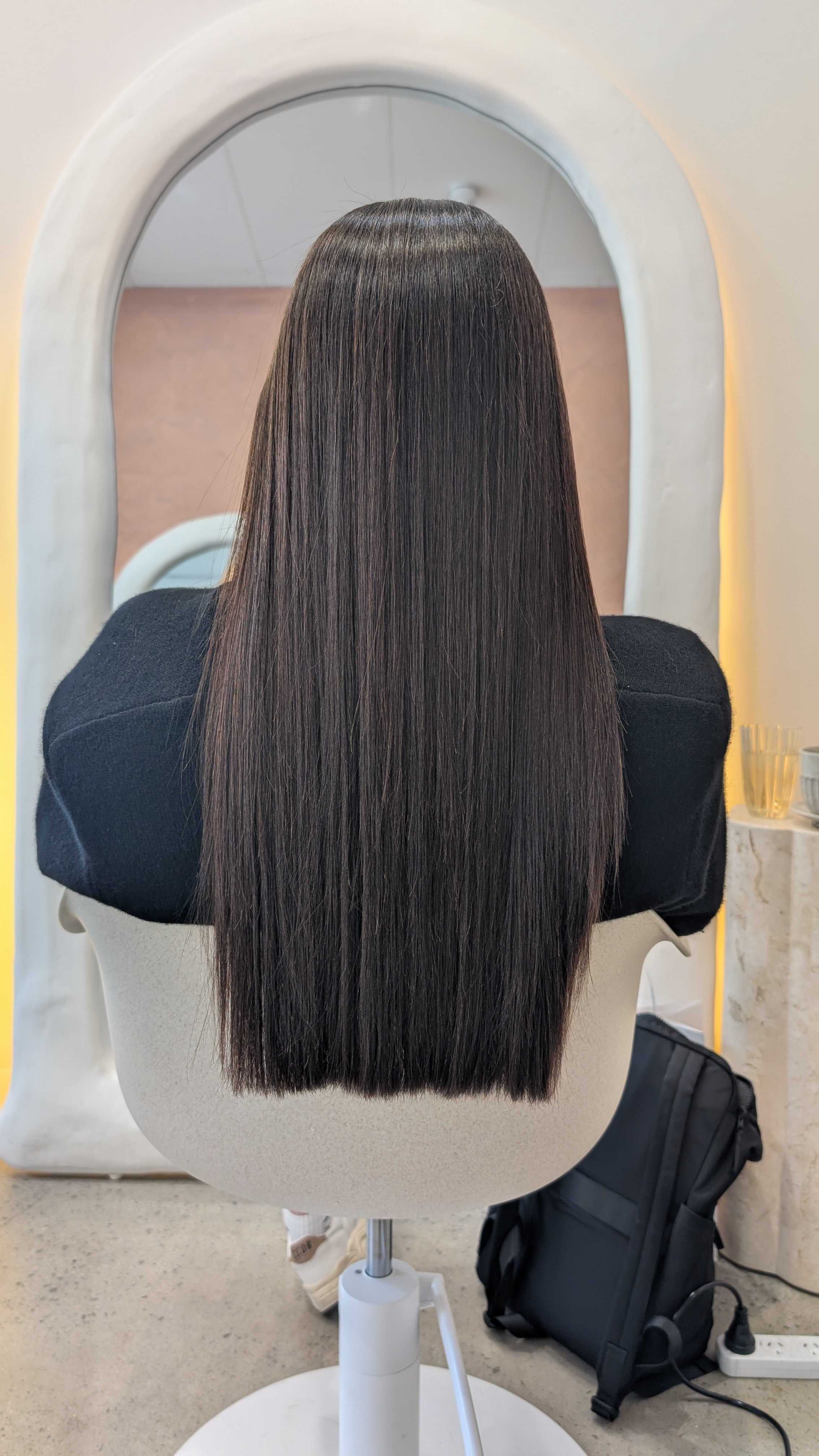Same hair after nanoplasty